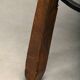 Spanish Rustic Brutalist Dry Bar Counter with matching Barstools