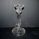 Portieux candlestick draped in moulded glass h22cm