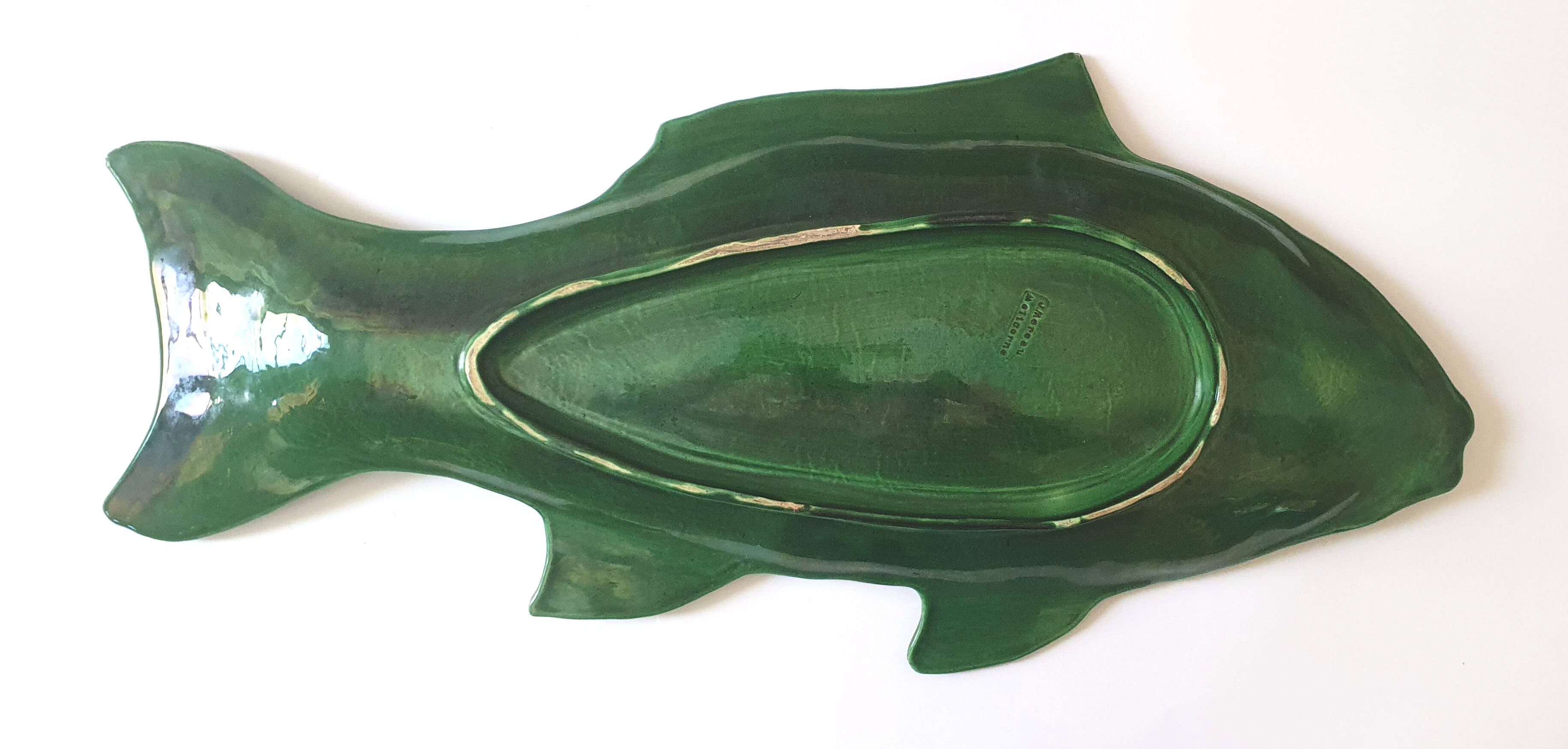Malicorne ceramic fish dish
