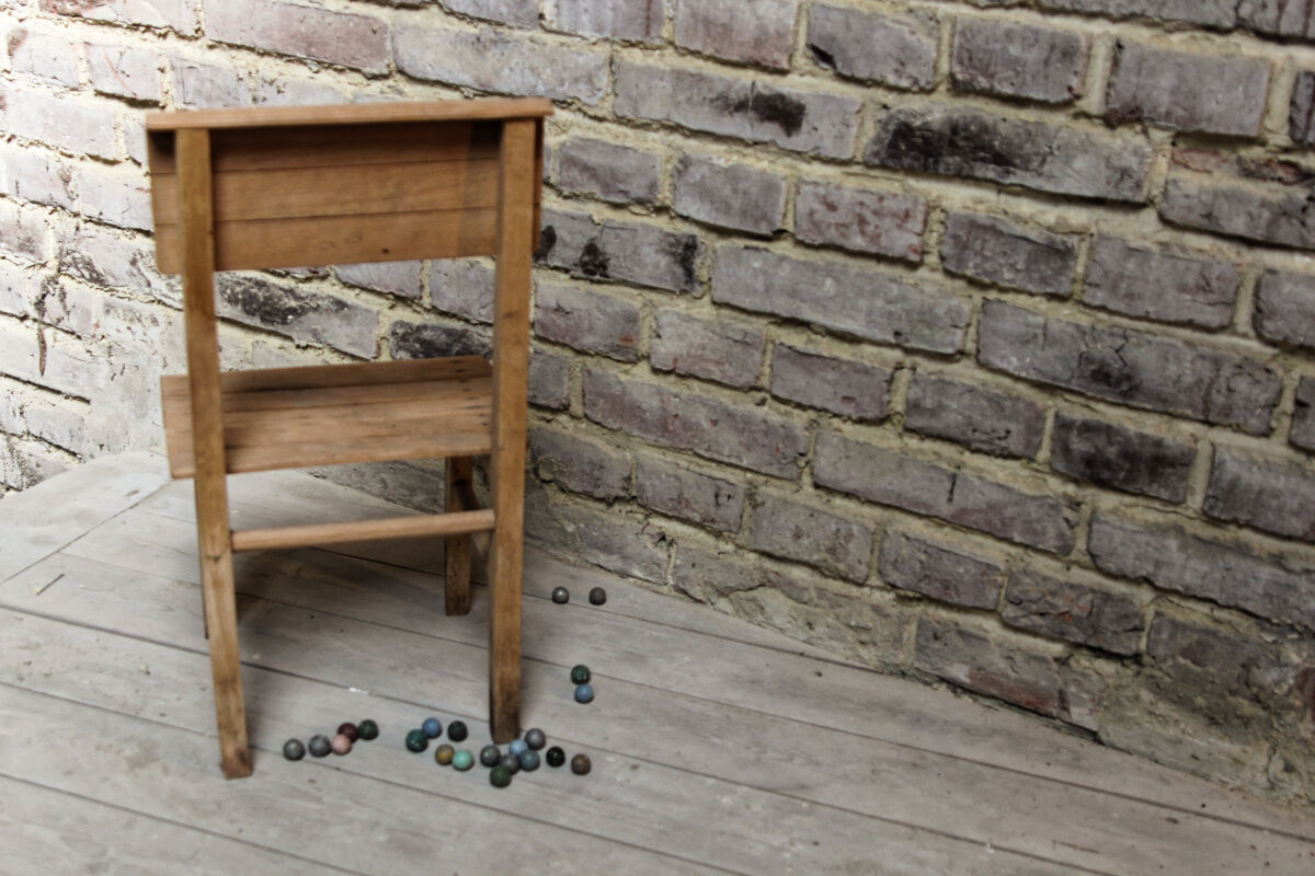 Former wooden child chair