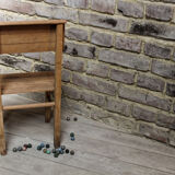 Ancienne chaise d'enfant en bois