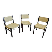 3 x chaise de salle à manger Arnold Merckx pour Arco