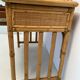 Bamboo and rattan dressing table, with mirror 50s-60s
