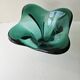 Vase en verre couleur verte vintage