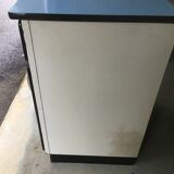 Blue formica kitchen furniture