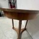 19th century round Empire-style cherrywood side table