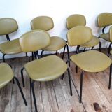 9 chairs vintage Stafor Steelcase