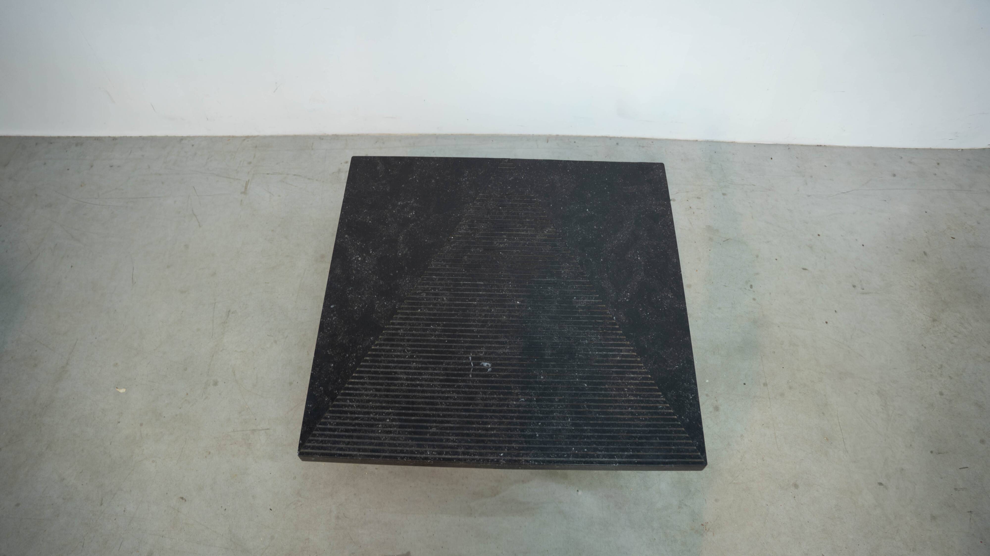 Signed Willy Ballez coffee table