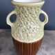 Two-tone vase decorated with flowers