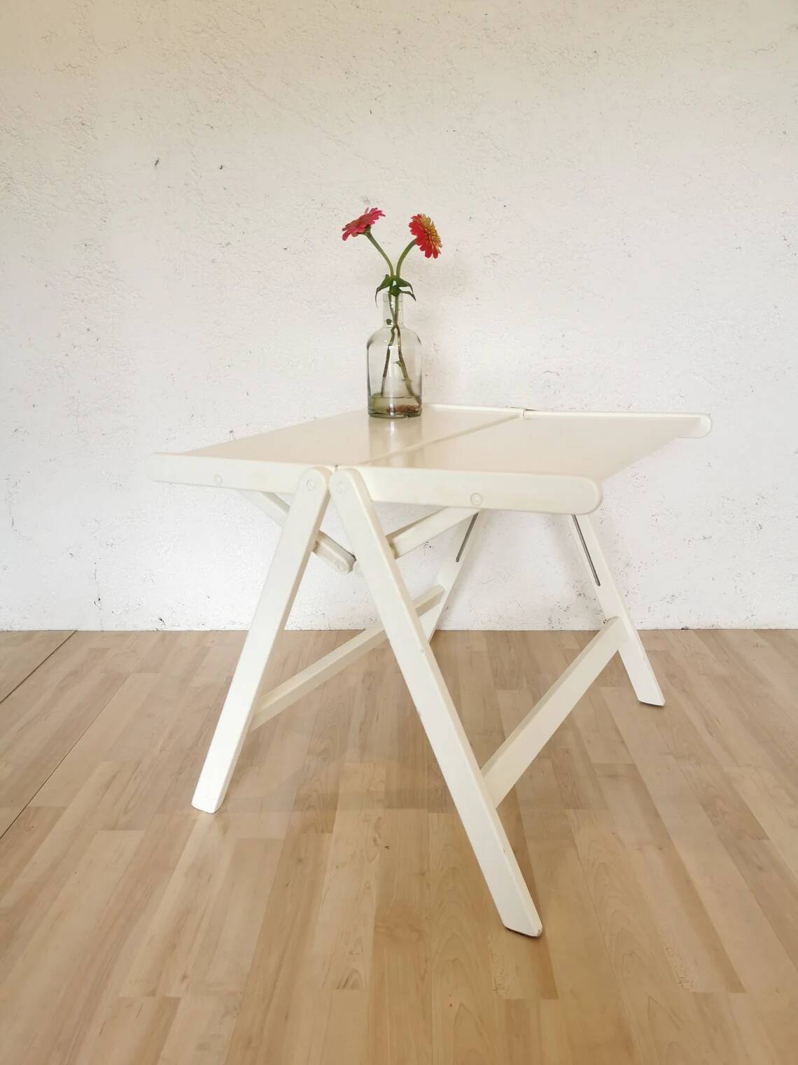 Table basse pliante vintage Rex - Design Niko Kralj - Style moderne du milieu du siècle