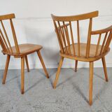 4 Vintage Scandinavian Hiller chairs, 60s