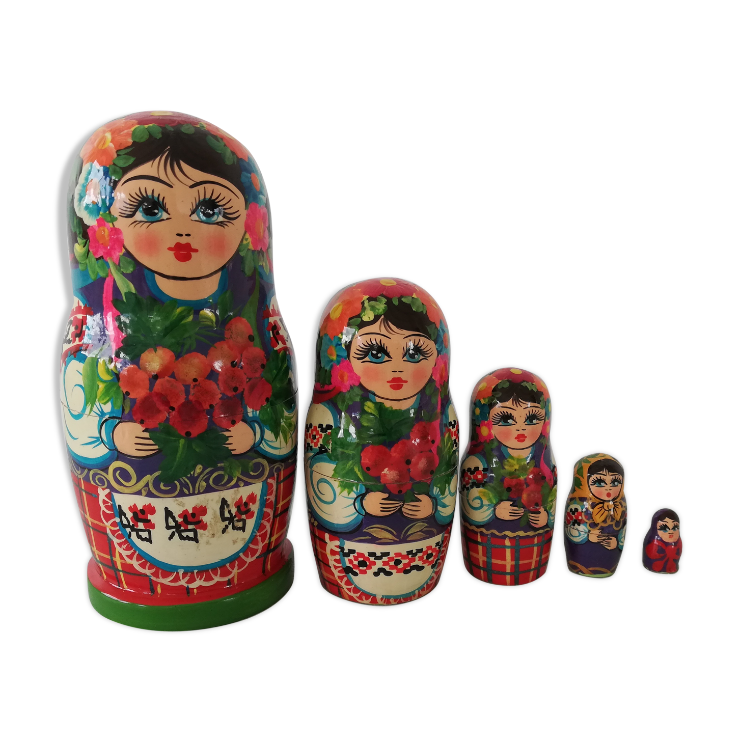 Matriochka Russian dolls 70s