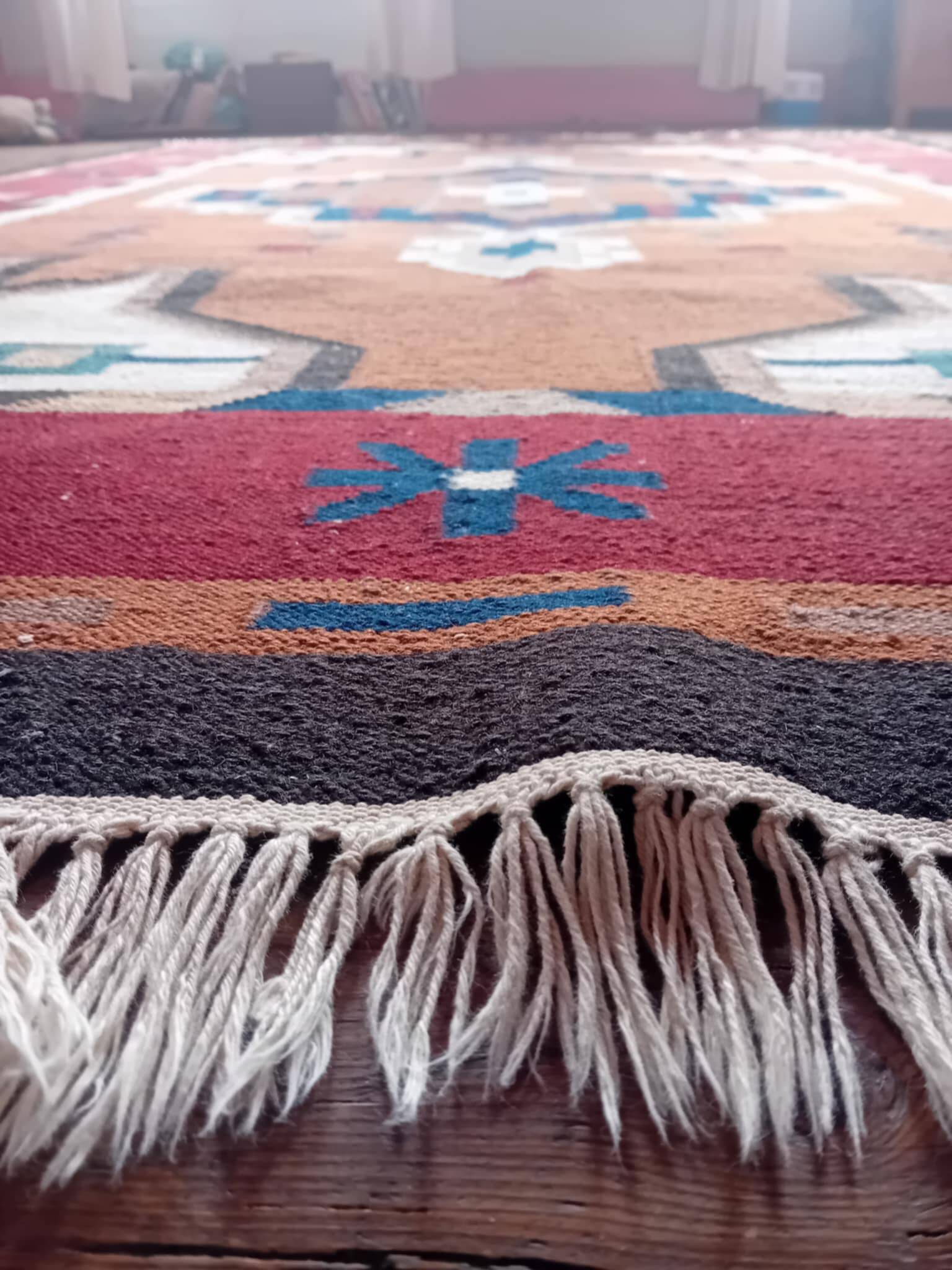 Handmade Indo-Caucasian Kilim 287x203cm