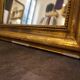 Golden mirror 58x80cm