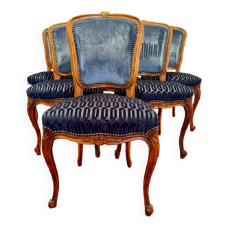 6 chaises Louis XV en excellent état