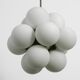 1960s Atomic Space Age Kaiser Leuchten metal ceiling lamp