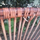 Vintage rattan armchair