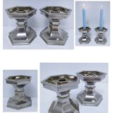 Pair of Nagel design candlesticks from the 80s