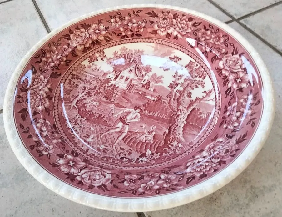 Shallow round plate. Rusticana red - Villeroy & Boch