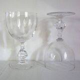 4 aperitif glasses in Sèvres crystal, Choiseul model