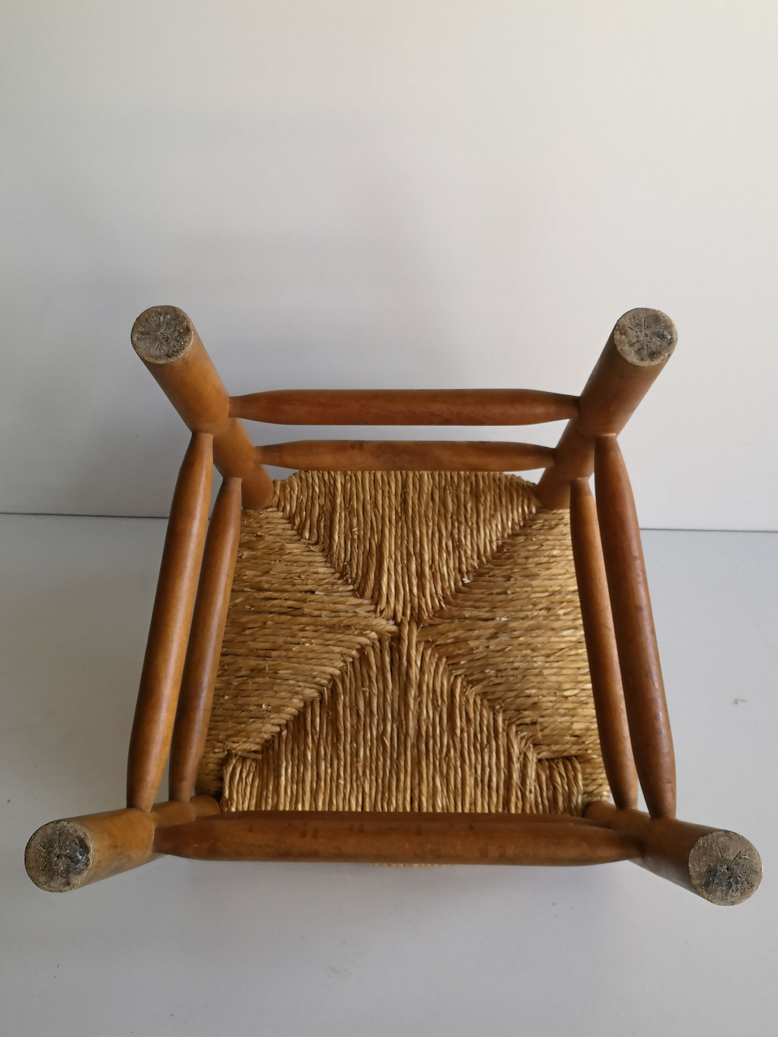 Set de 8 chaises paillées, années 60