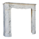 Pompadour model fireplace in blue Turquin marble from around 1880, one pair available.
