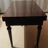 Transformable mahogany table