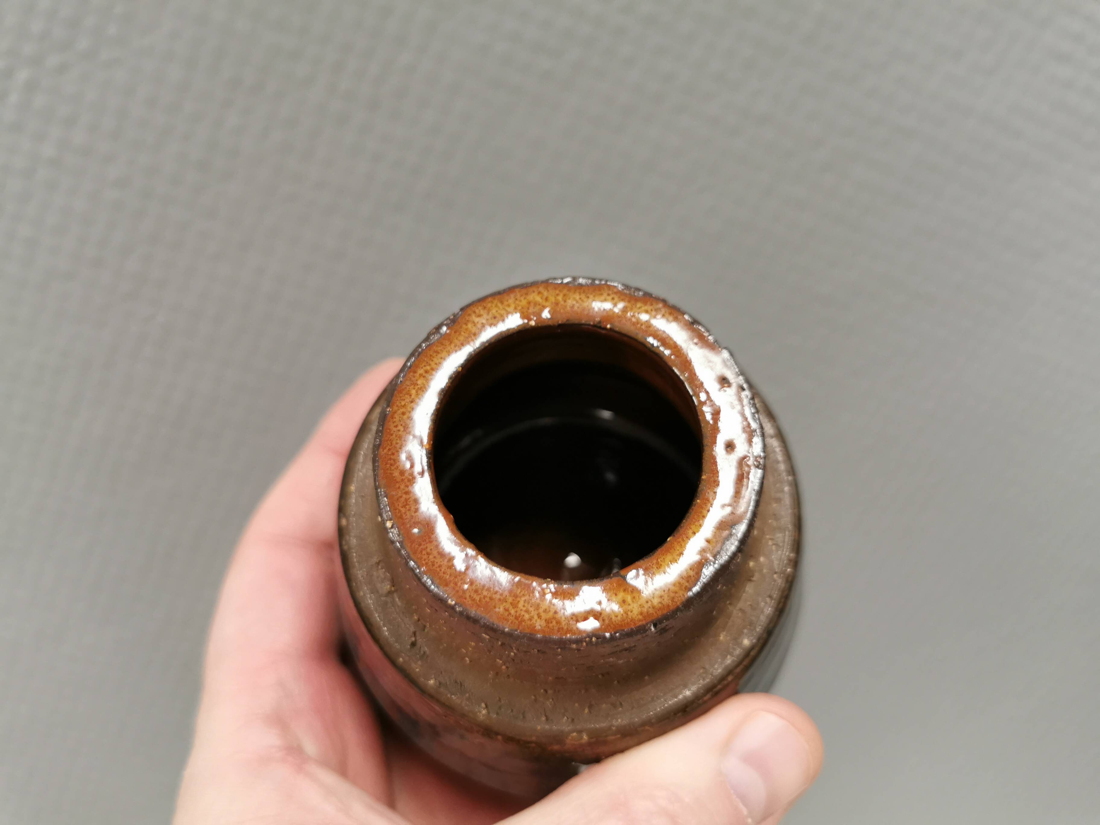 Small ceramic vase by Danish Michael Andersen 1970-80s