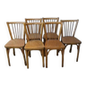 Lot de 6 chaises bistrot Baumann