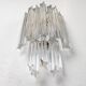 Brass and Murano wall light by Venini by Novaresi