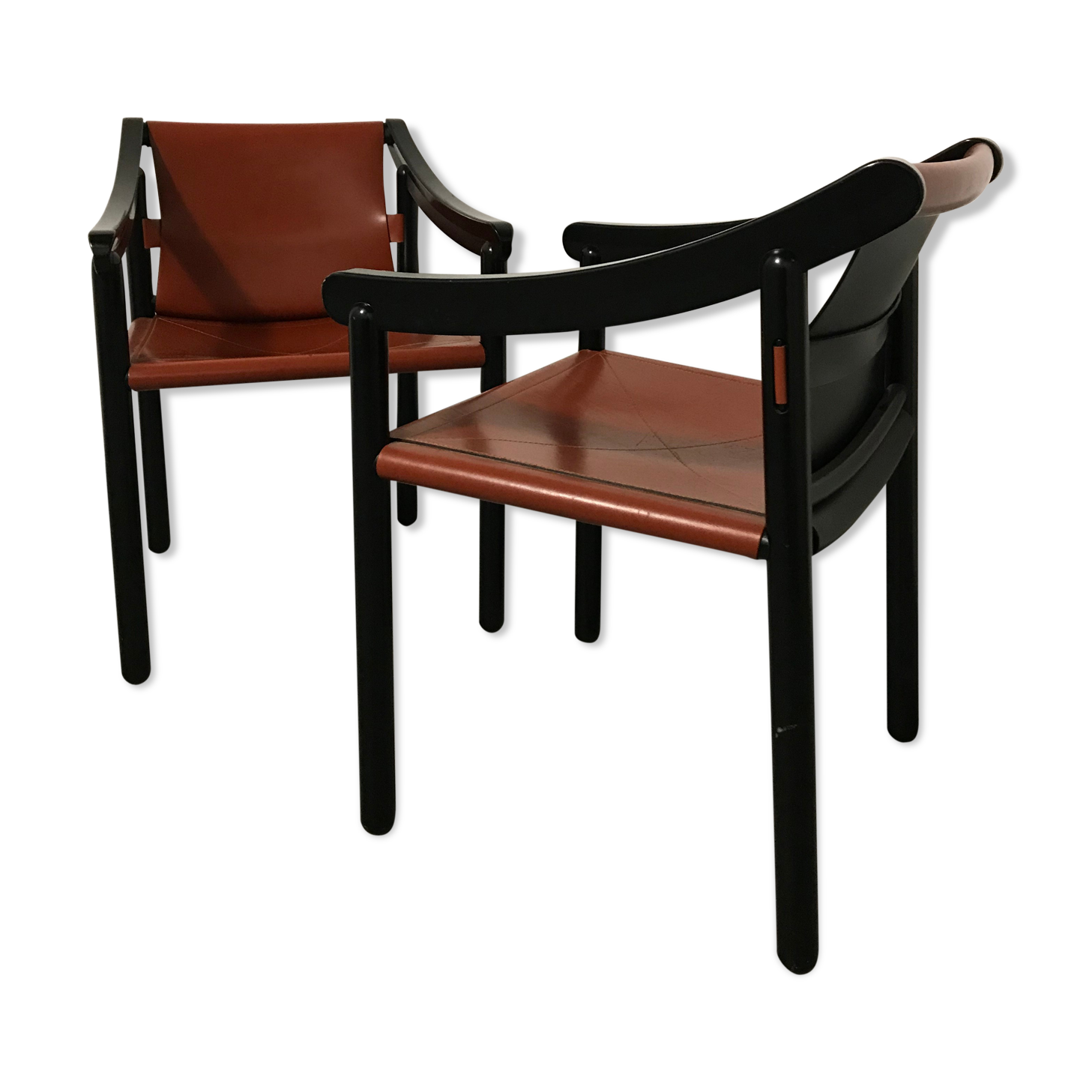 Vico Magistretti for Cassina - Pair of "905" armchairs