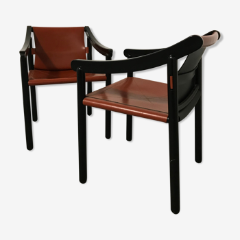 Vico Magistretti for Cassina - Pair of "905" armchairs