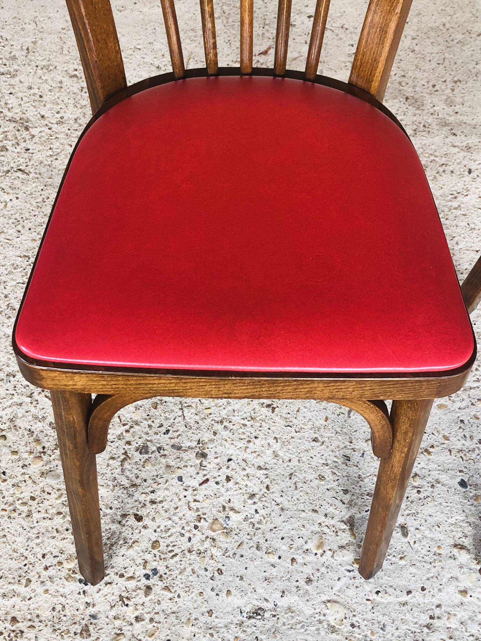 Pair of bistro chairs model # 153 by Baumann, circa 50/60