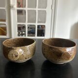 5 stoneware bowls by Charles Gaudry