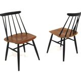 Set of 2 Scandinavian "Fanett" chairs by Ilmari Tapiovaara, Sweden, 1960