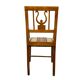 Dutch Empire Lyre Back Armchair in Cherrywood