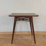 Beech side table by Česky Nabytek, Czech 1960s