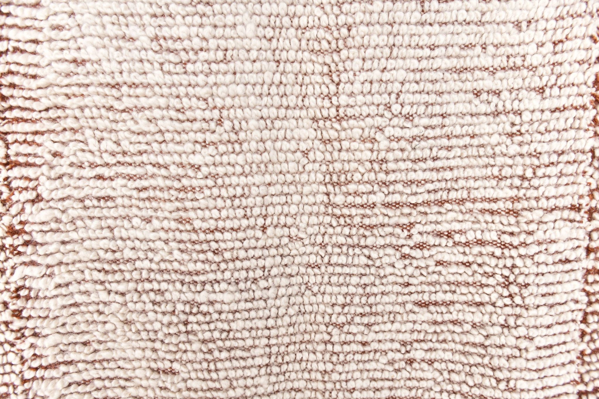 7x9 Terracotta White Turkish Vintage Rug 205x291Cm SK 242886