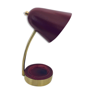 Brass and ceramic bedside lamp 1950