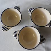 set of 3 small eared bowl