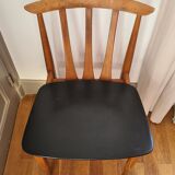 English chair wood and skai