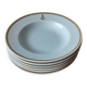 Set of 6 Limoges "marine nationale" soup plates