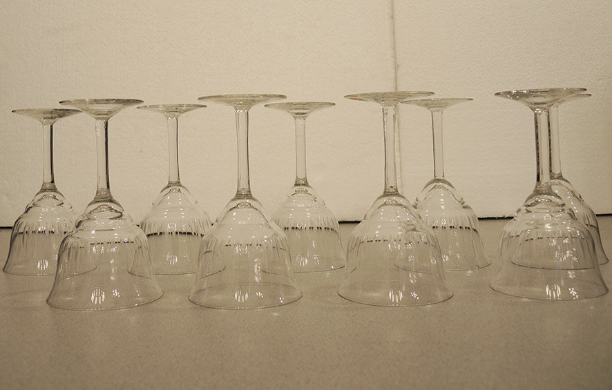9 Old Stemmed Glasses – Cut Pattern – Villeroy Boch