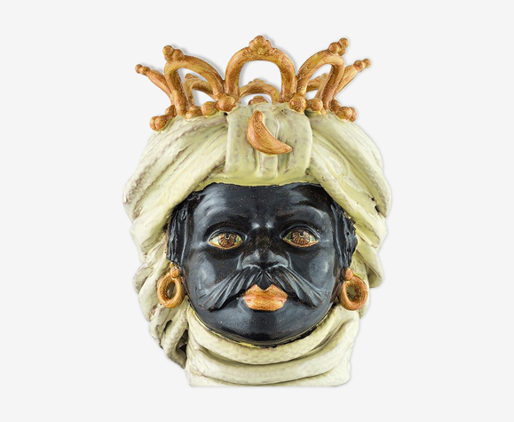 Vase couronne beige homme