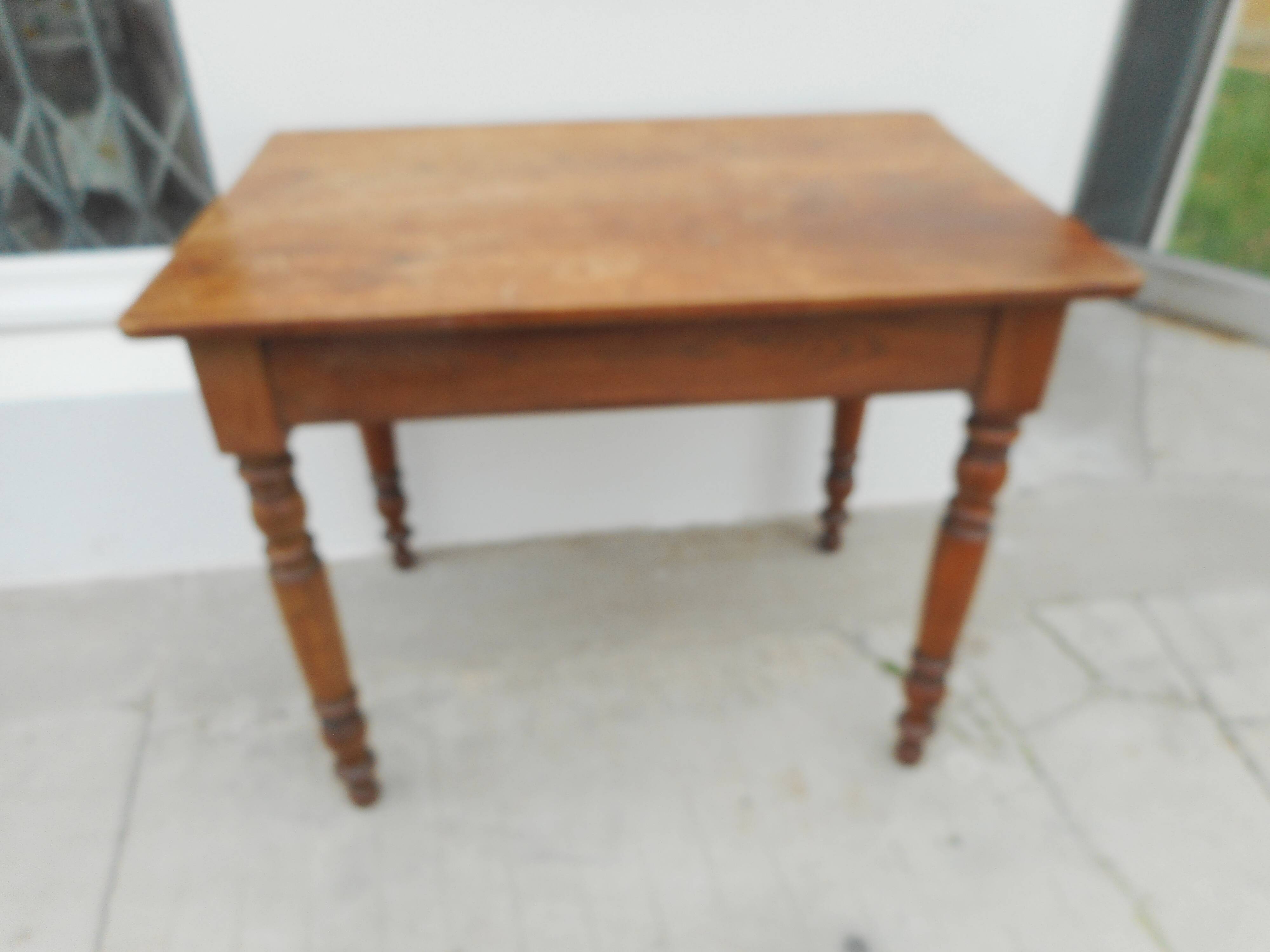 Table bureau ancienne en bois