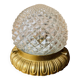 Vintage glass and brass ceiling light