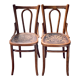 Paire de chaises de bistrot Bauman - Art nouveau