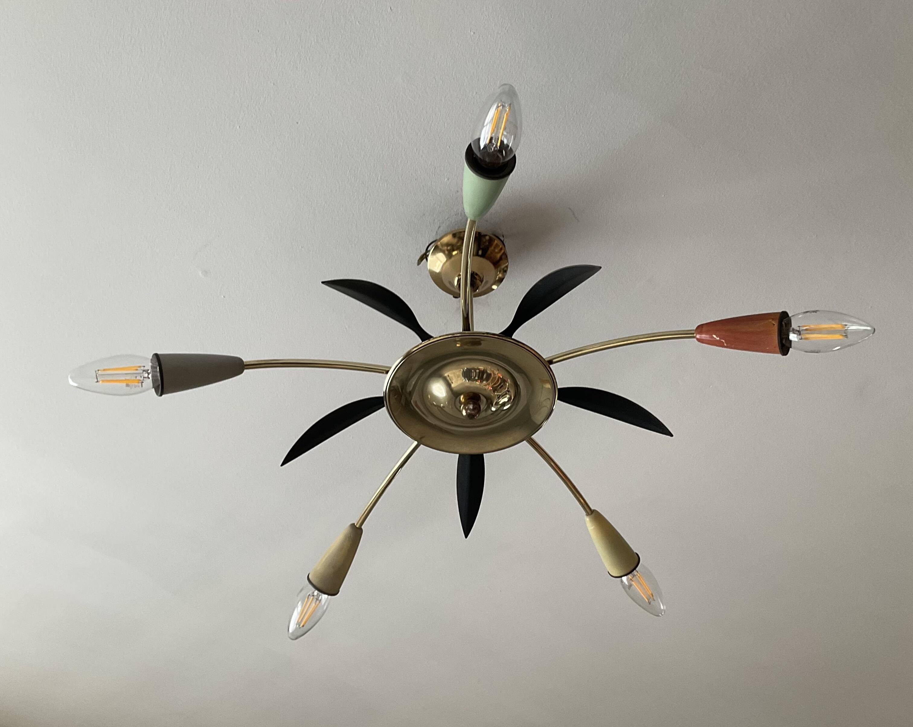 Vintage ceiling light from the 50s