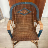 Rattan armchair
