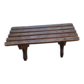 Small bench in old and vintage wood
